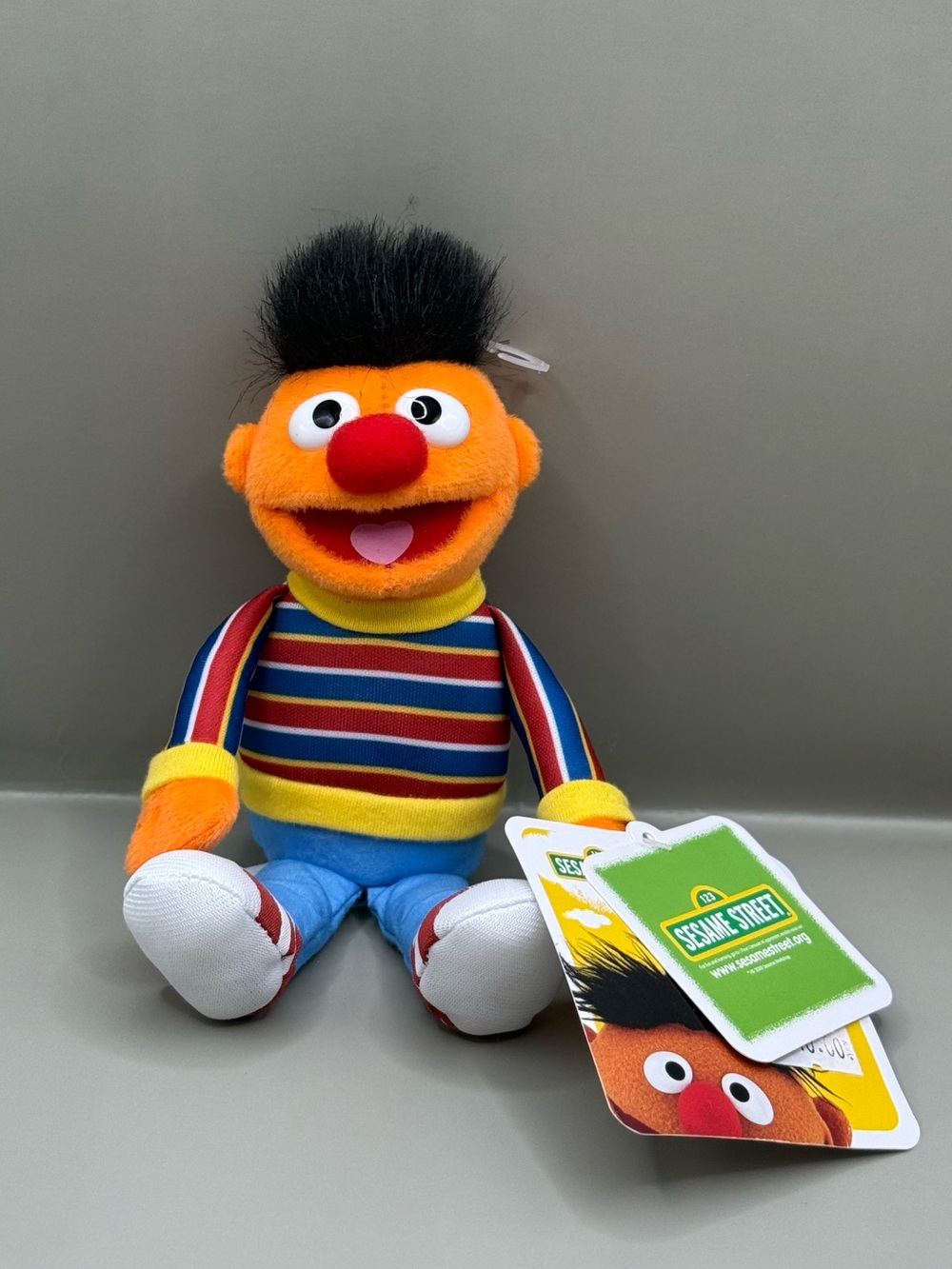 NWT Sesame Street Ernie Plush Stuffed Animal
